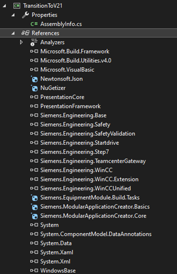 New Engineering DLL References